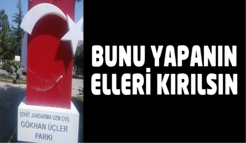 Bunu yapanın elleri kırılsın!