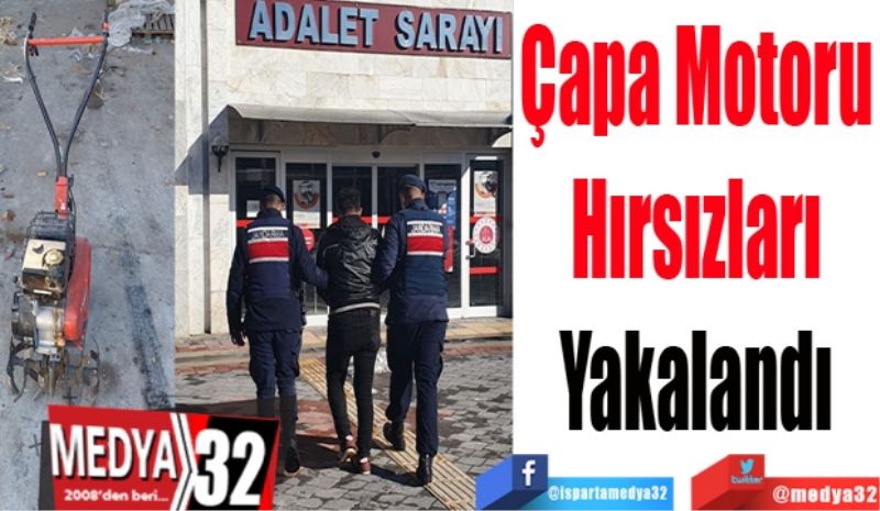 Çapa Motoru
Hırsızları
Yakalandı 
