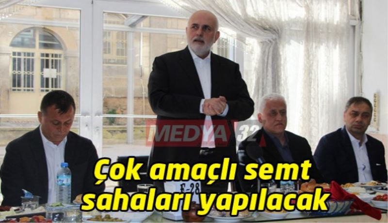 Çok amaçlı semt sahaları yapılacak