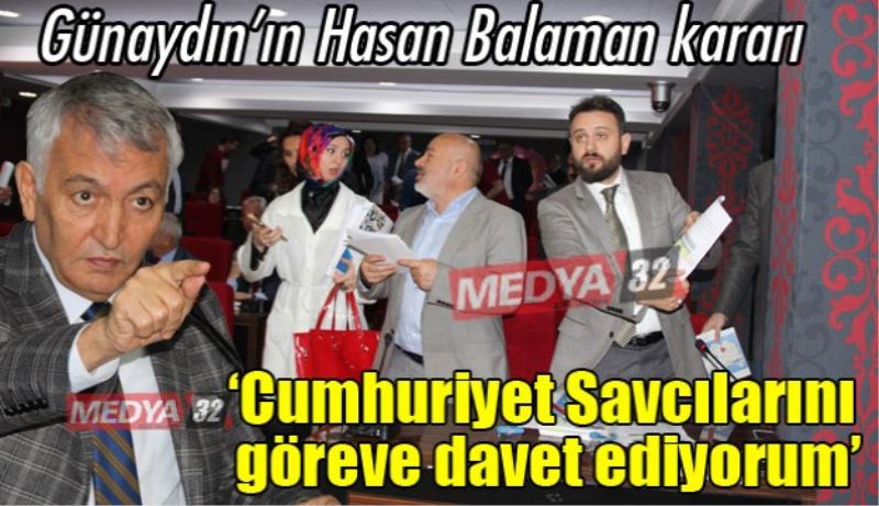 ‘Cumhuriyet Savcılarını göreve davet ediyorum’