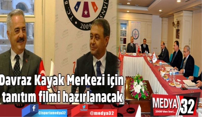 Davraz Kayak Merkezi için tanıtım filmi hazırlanacak