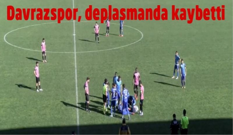 Davrazspor, deplasmanda kaybetti