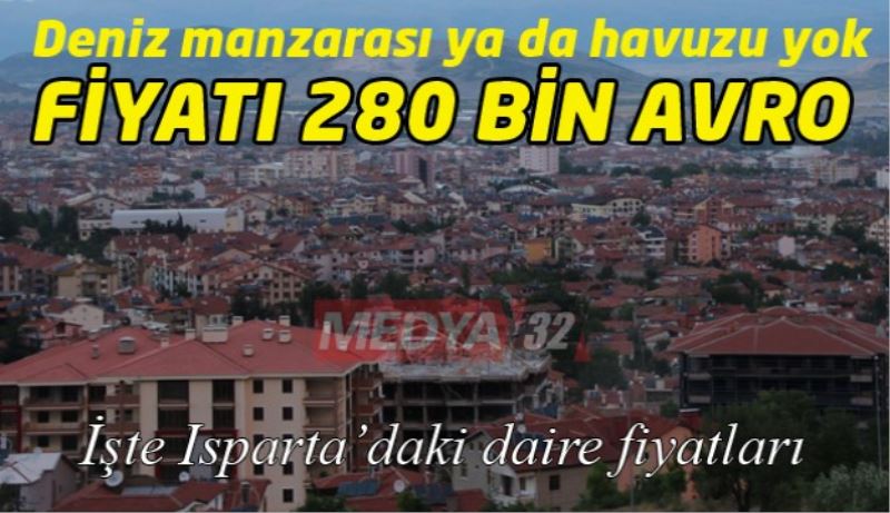 Deniz manzarası ya da havuzu yok ama fiyatı 280 bin Avro