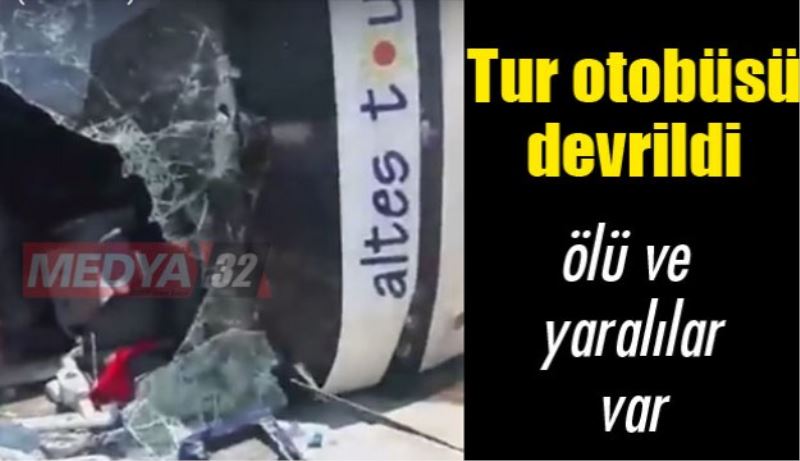 Dereboğazı yolunda feci kaza/ Ölü ve yaralılar var