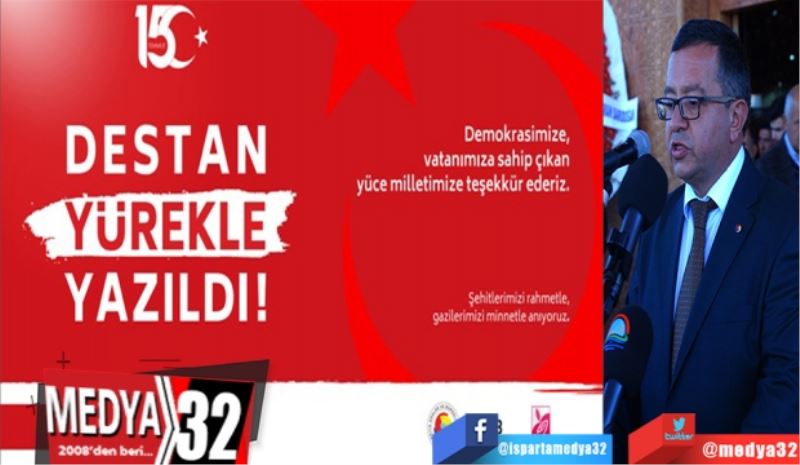 Destan 
‘Yürekle’ 
yazıldı…
