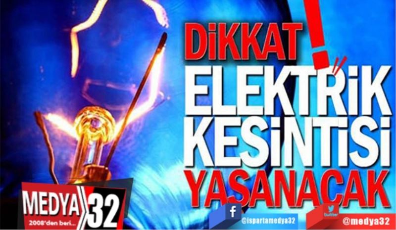 Dikkat!
Elektirk Kesintisi
