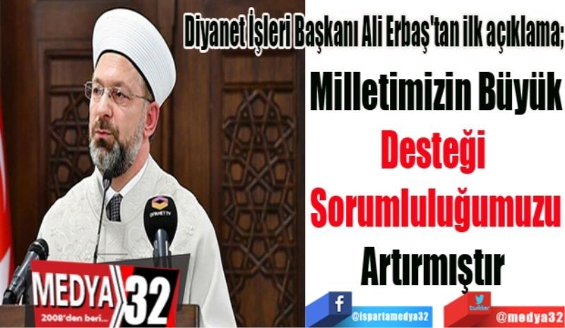 Diyanet İşleri Başkanı Ali Erbaş