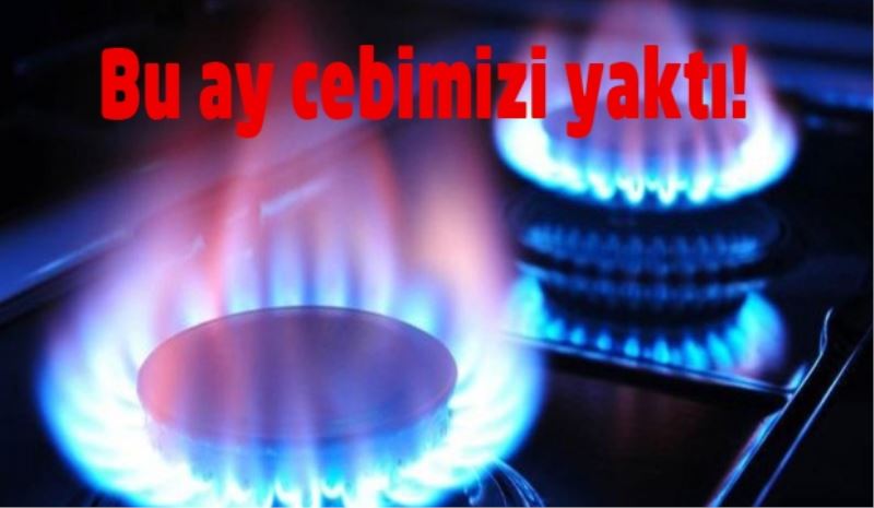 Doğalgaz faturaları bu ay cebimizi yaktı!