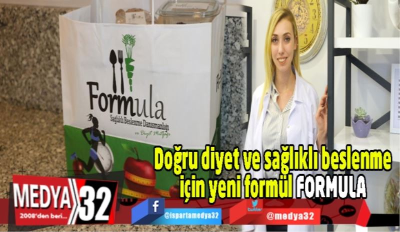 Doğru diyet ve sağlıklı beslenme için yeni formül FORMULA 