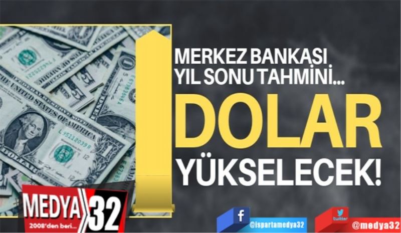 Dolar ve enflasyon 
tahminini değiştirdi
