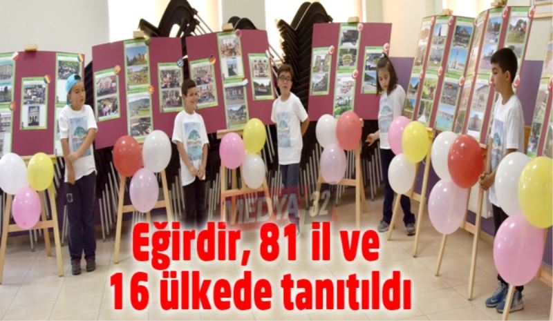 Eğirdir, 81 il ve 16 ülkede tanıtıldı