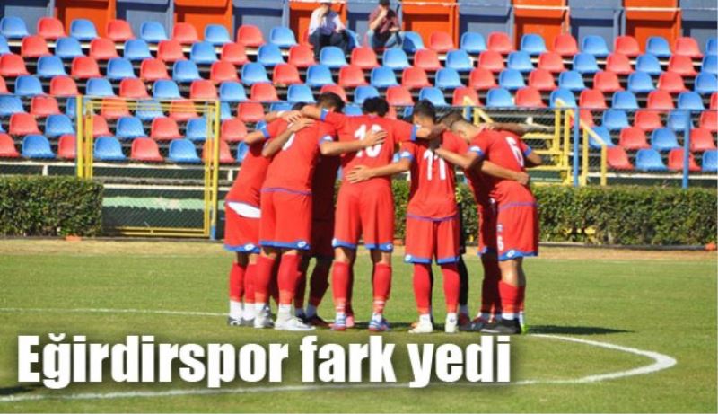 Eğirdirspor fark yedi