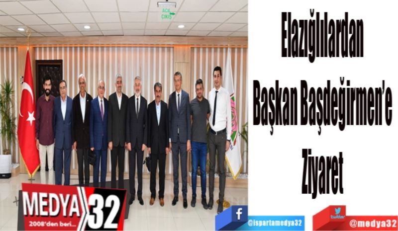 Elazığlılardan 
Başkan Başdeğirmen’e 
Ziyaret 
