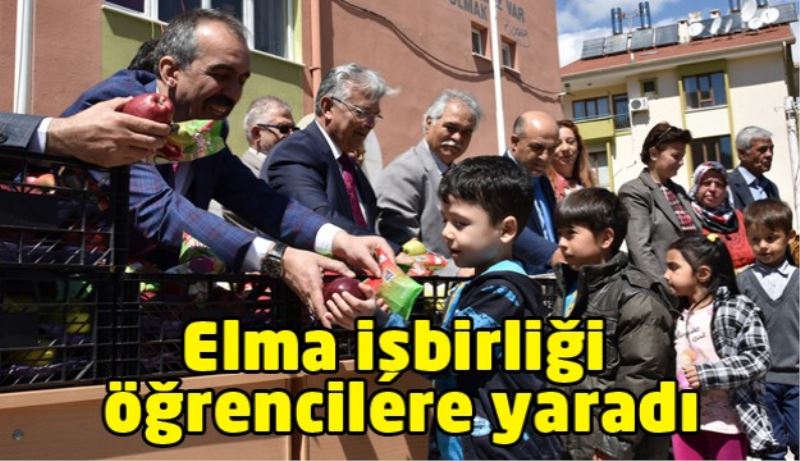 Elma işbirliği öğrencilere yaradı