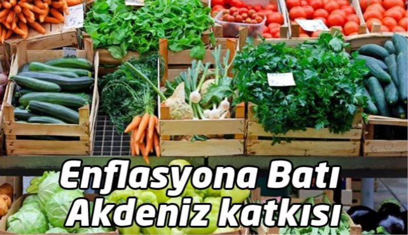 Enflasyona Batı Akdeniz katkısı