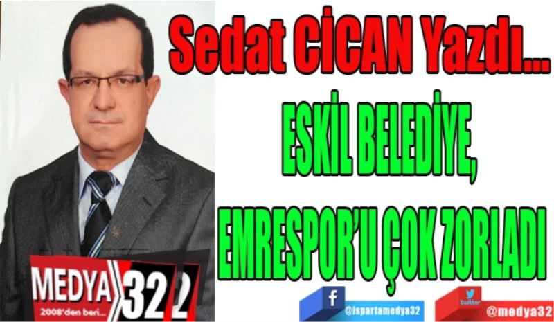 ESKİL BELEDİYE, 
EMRESPOR’U ÇOK ZORLADI
