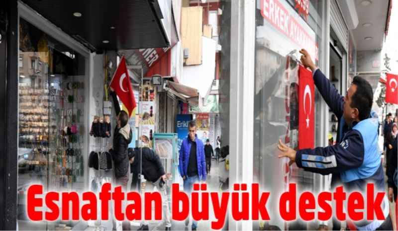 Esnaftan büyük destek