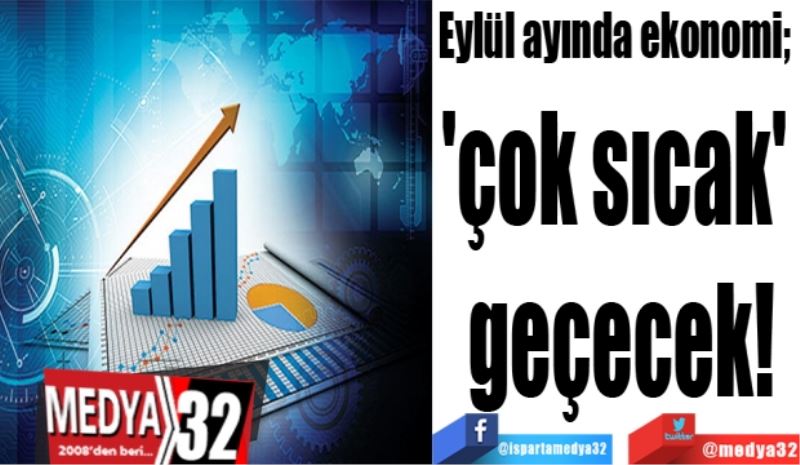 Eylül ayında ekonomi;  
