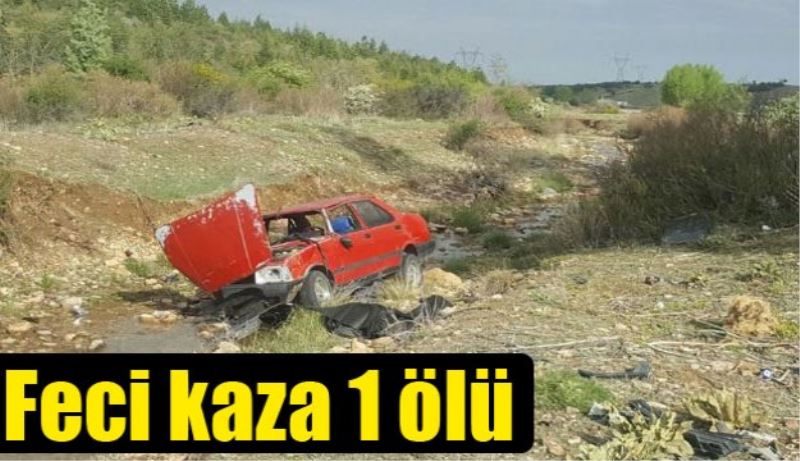 Feci kaza 1 ölü 