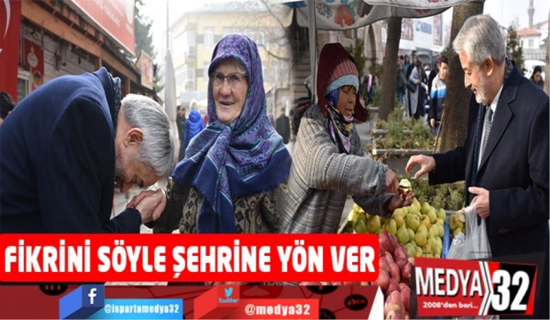 FİKRİNİ SÖYLE ŞEHRİNE YÖN VER