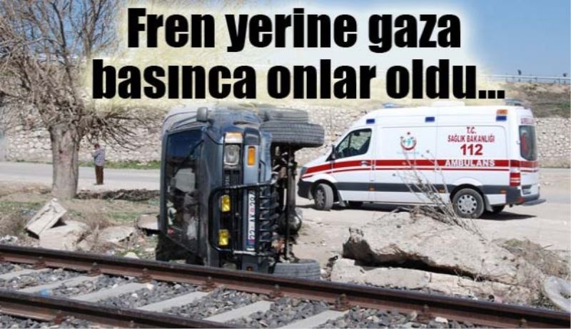 Fren yerine gaza basınca olanlar oldu 