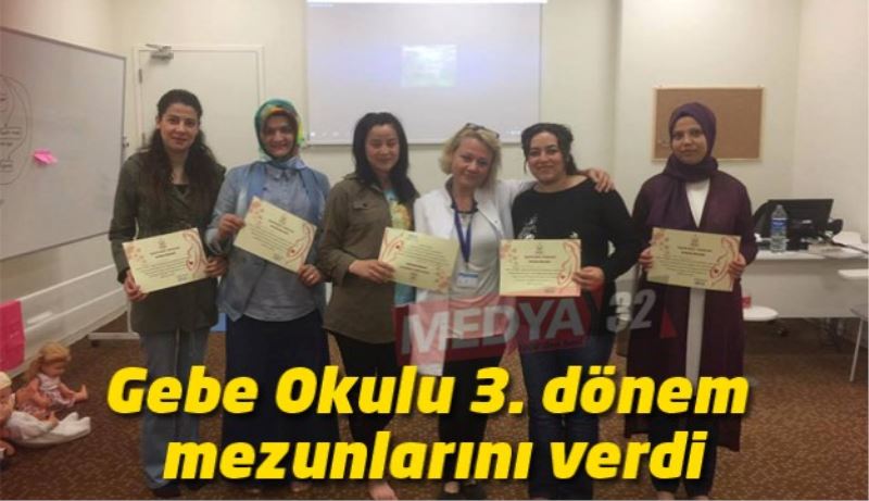 ​Gebe Okulu, 3. dönem mezunlarını verdi