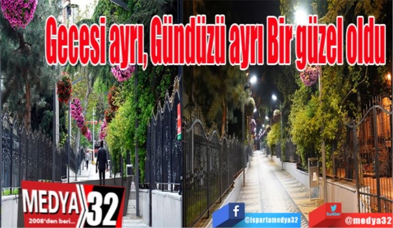 Gecesi ayrı,
Gündüzü ayrı 
Bir güzel oldu 
