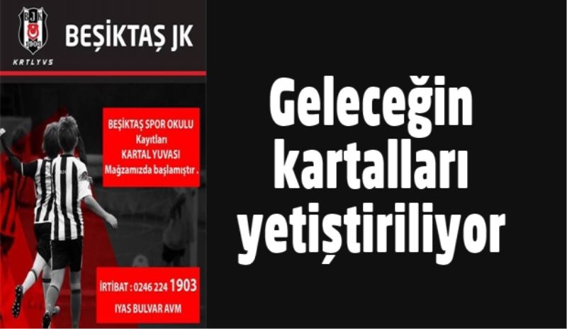 Geleceğin kartalları yetiştiriliyor 