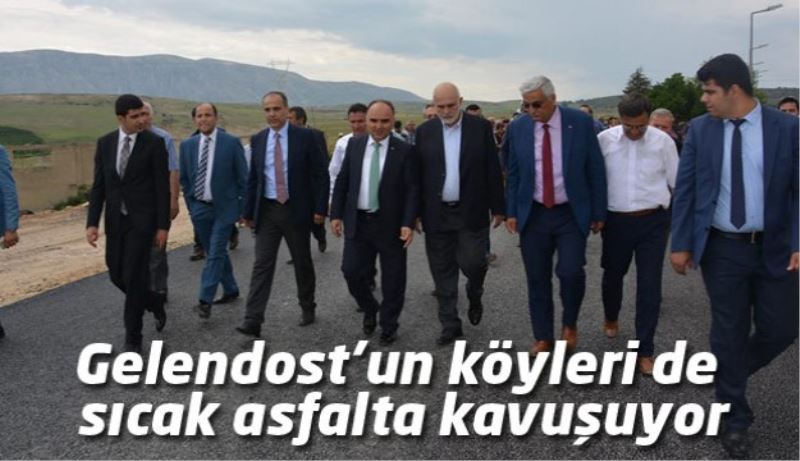 Gelendost’un köyleri de sıcak asfalta kavuşuyor