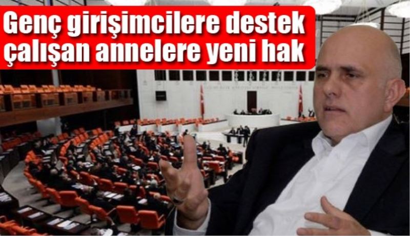 Genç girişimcilere destek çalışan annelere yeni hak