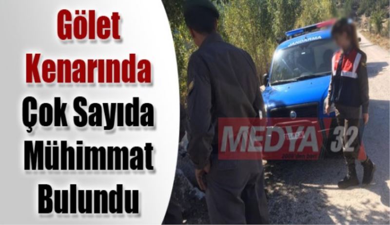 Gölet Kenarında Çok Sayıda Mühimmat Bulundu