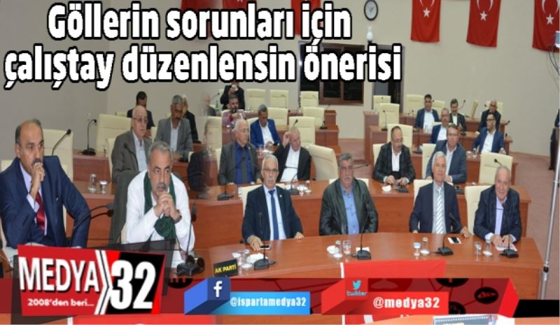 Göllerin sorunları için çalıştay düzenlensin önerisi