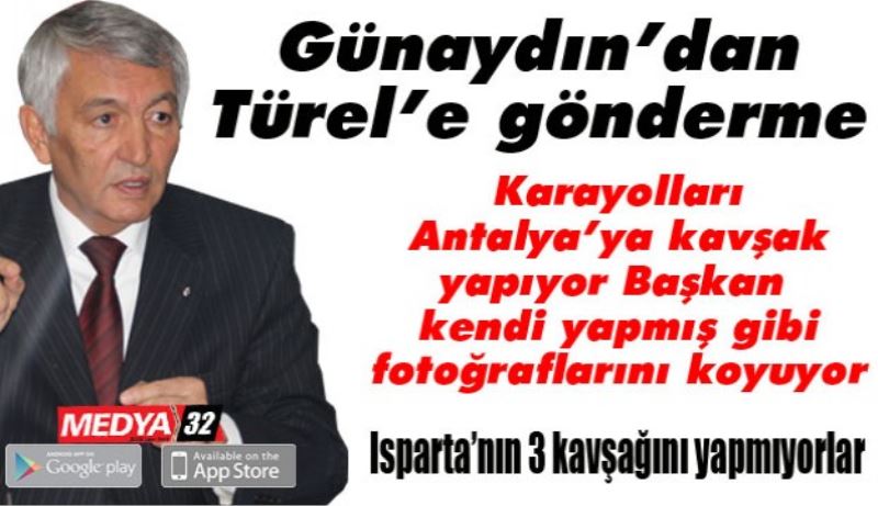 Günaydın’dan Menderes Türel’e gönderme 