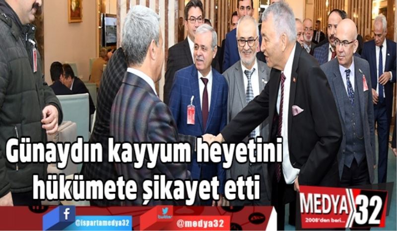 Günaydın kayyum heyetini hükümete şikayet etti