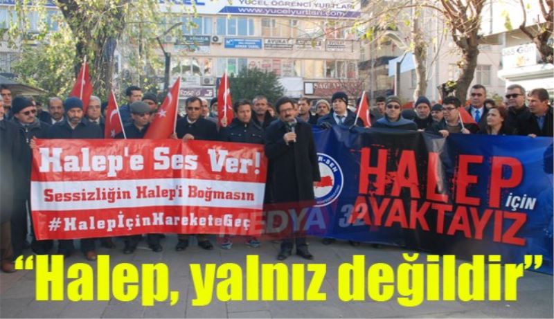 “Halep, yalnız değildir”