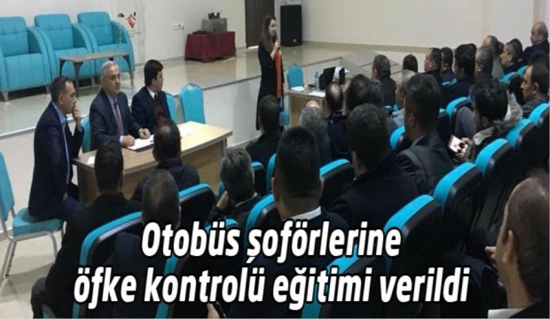 Halk Otobüsü şoförlerine engelli farkındalığı ve öfke kontrolü eğitimi verildi