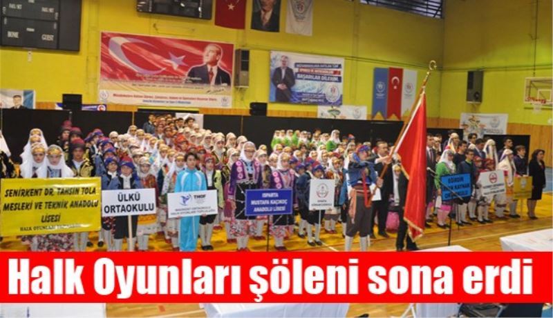 Halk Oyunları şöleni sona erdi