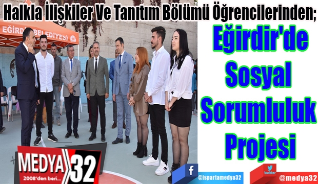 Halkla İlişkiler Ve Tanıtım Bölümü Öğrencilerinden; Eğirdir