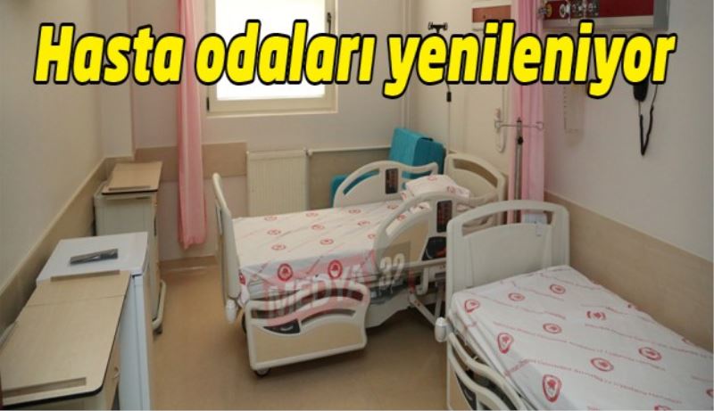 Hasta odaları yenileniyor