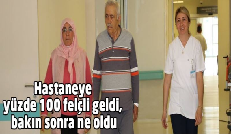 Hastaneye yüzde 100 felçli geldi, bakın sonra ne oldu