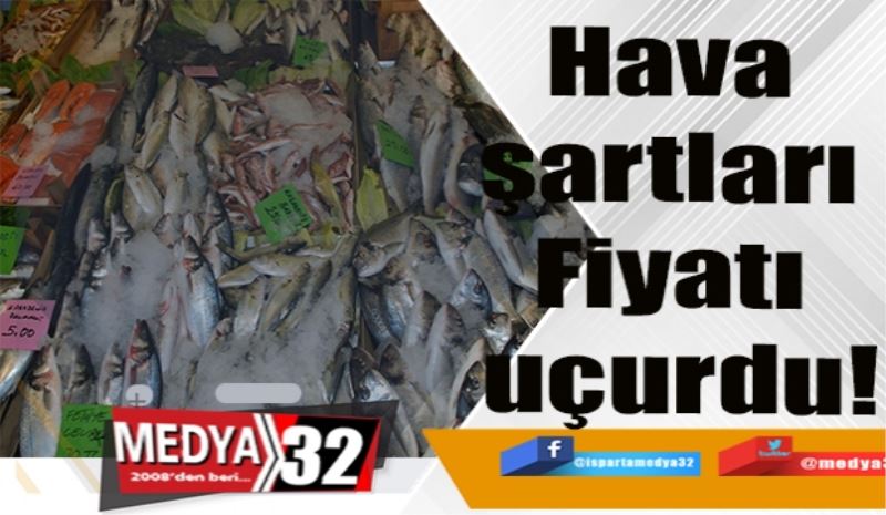 Hava şartları 
Fiyatı uçurdu!
