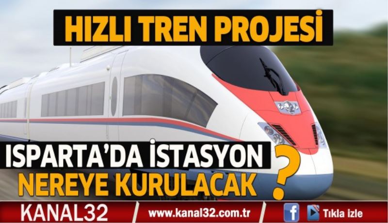 Hızlı tren istasyonu Isparta