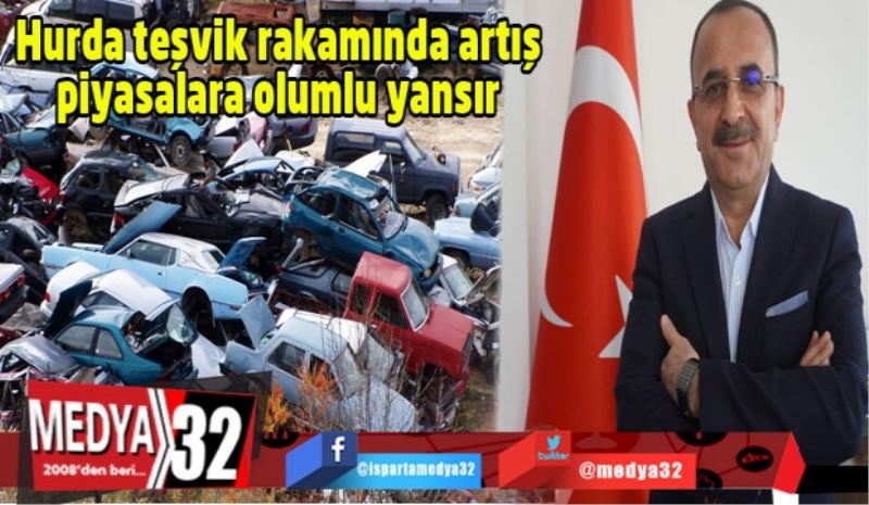 Hurda teşvik rakamında artış piyasalara olumlu yansır 