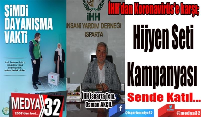 İHH’dan Koronavirüs’e karşı; 