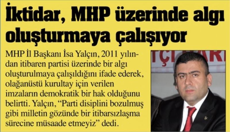İktidar, MHP üzerinde algı oluşturmaya çalışıyor