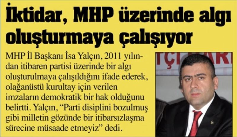 İktidar, MHP üzerinde algı oluşturmaya çalışıyor