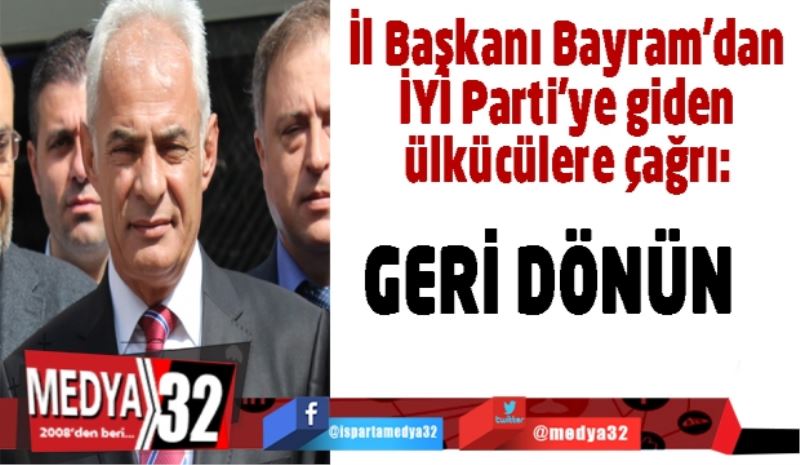 İl Başkanı Bayram