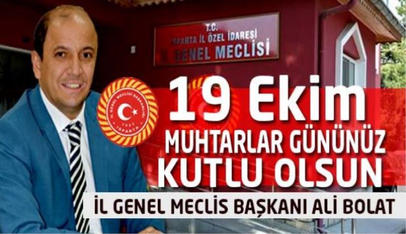 İl Genel Meclisi Başkanı Bolat