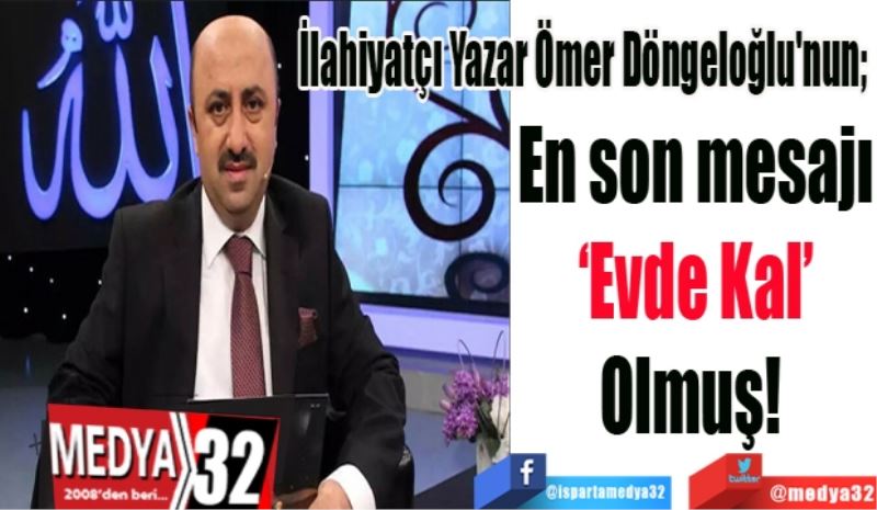  İlahiyatçı Yazar Ömer Döngeloğlu