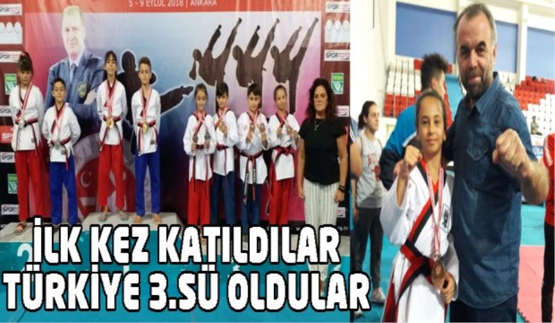 İlk kez katıldıkları şampiyonada Türkiye 3